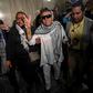 Former FARC guerrilla leader Jesus Santrich (C), was sworn in as a Colombian senator June 11, 2019 but has since disappeared after failing to appear in court to face a US extradition request over drug trafficking charges