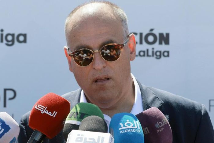 Javier Tebas, president of La Liga, has criticised Manchester City and Paris Saint-Germain