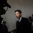 Madagascan President Andry Rajoelina's coalition, in a recent file image, has won an absolute majority in the new parliament, provisional data show, though the opposition is crying foul