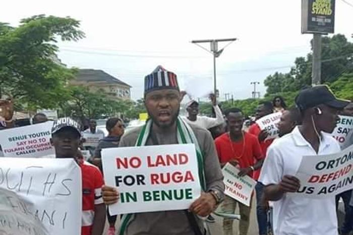 Benue is one of the most vocal states against the implementation of Ruga settlements [Twitter/@CollinsUma]
