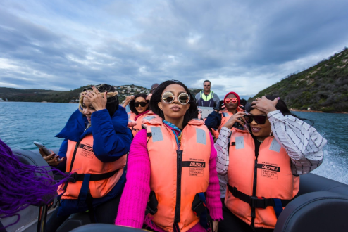 Summer holiday experience with Toke Makinwa, Bonang Matheba, Mai Atafo, Kelechi Amadi-Obi, Ameyaw Debra, Folu Storms, Sister Deborah in South Africa