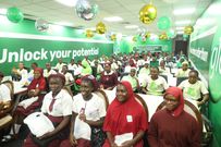 The students from selected schools in Lagos at a forum held in Globacom’s conference room as part of activities to mark this year's International Day of the Girl Child.