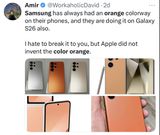 Did Samsung Just Copy Apple’s Cosmic Orange? Galaxy S26 Ultra Leak Suggests So