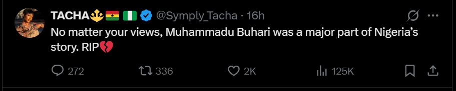 From grief to glee: Buhari’s death sparks mixed reactions from celebrities