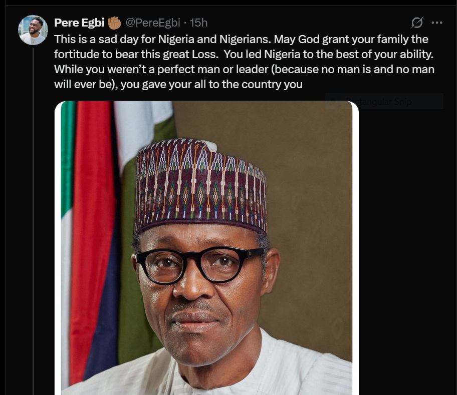 From grief to glee: Buhari’s death sparks mixed reactions from celebrities