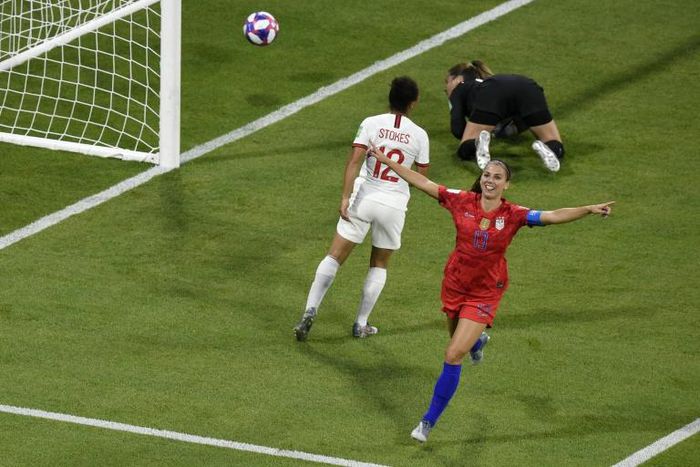 United States forward Alex Morgan has confirmed she is expecting a baby daughter due in April next year