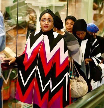 Aisha Buhari dons over a million Ferragamo Cape