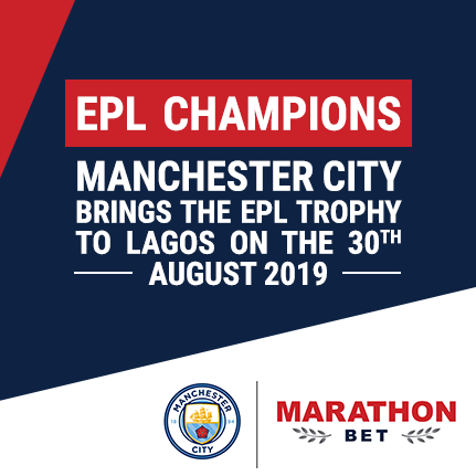 Manchester City Trophy Tour by Marathonbet