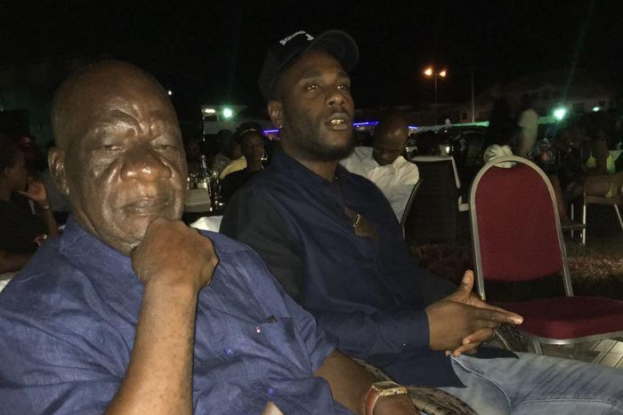 Burna boy and grandpa