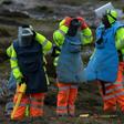 Zimbabwean citizens work as expert deminers, clearing the 25,000 mines laid by Argentine troops during their 74-day occupation of the Fakland Islands in 1982
