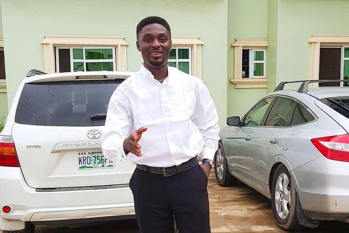 Toyin Abraham's ex-husband, Adeniyi Johnson has called out a nosy follower on Instagram. [Instagram/AdeniyiJohnson]