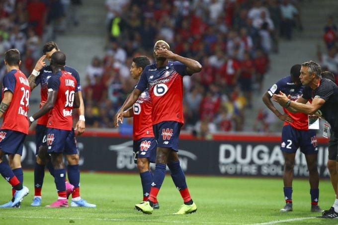 Victor Osimhen has scored four goals in three games for Lille (Twitter/Lille)