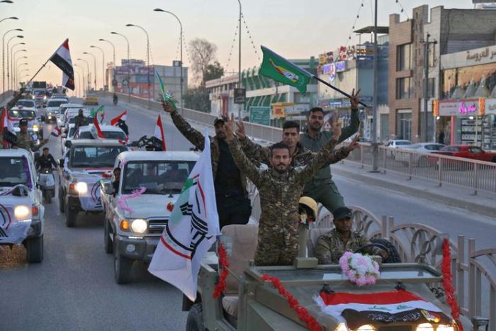 The Hashed al-Shaabi paramilitary force is aligned with Iran but was key to fighting the Islamic State jihadist group in Iraq