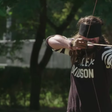 Jason Momoa Tries to Shoot Apple Off Corden's Head