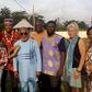 The SSA to the President on Diaspora and Foreign Affairs,and Chairman, Nigerians in Diaspora Commission, Mrs Abike Dabiri-Erewa with some diaspora delegates at the Badagry Museum on Saturday (NAN)
