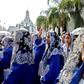 Followers of the Light of the World, a Mexican Pentecostal church whose controversial leader has been arrested, attend its annual gathering in Guadalajara on August 9