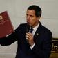 Venezuelan opposition leader and self-proclaimed acting president Juan Guaido in the National Assembly as pro-government lawmakers returned after a three-year boycott