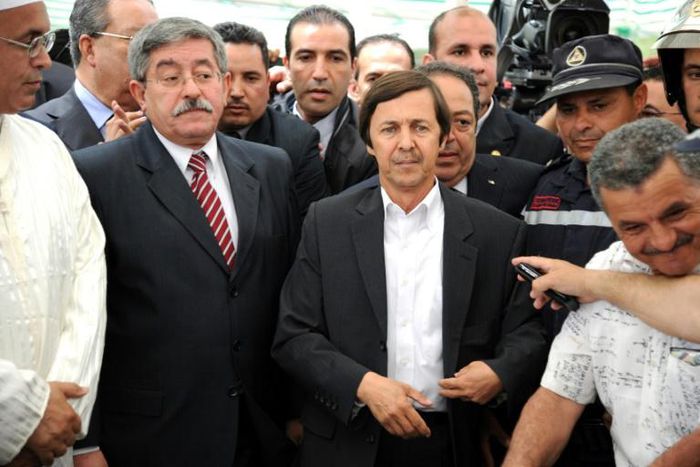 Said Bouteflika (C-R), was seen as the real power behind his brother, former Algerian president Abdelaziz Bouteflika