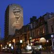 The Montreal mural of the late Canadian artist Leonard Cohen, whose posthumous album reflects on his past with poignant introspection