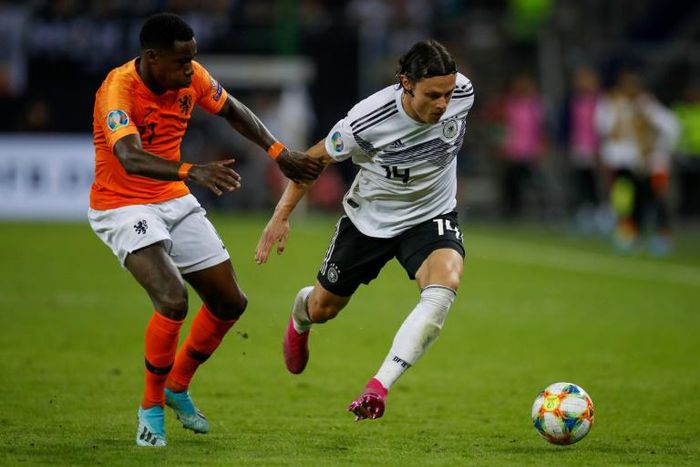 Nico Schulz made his eighth appearance for Germany in a 4-2 defeat to the Netherlands on Friday