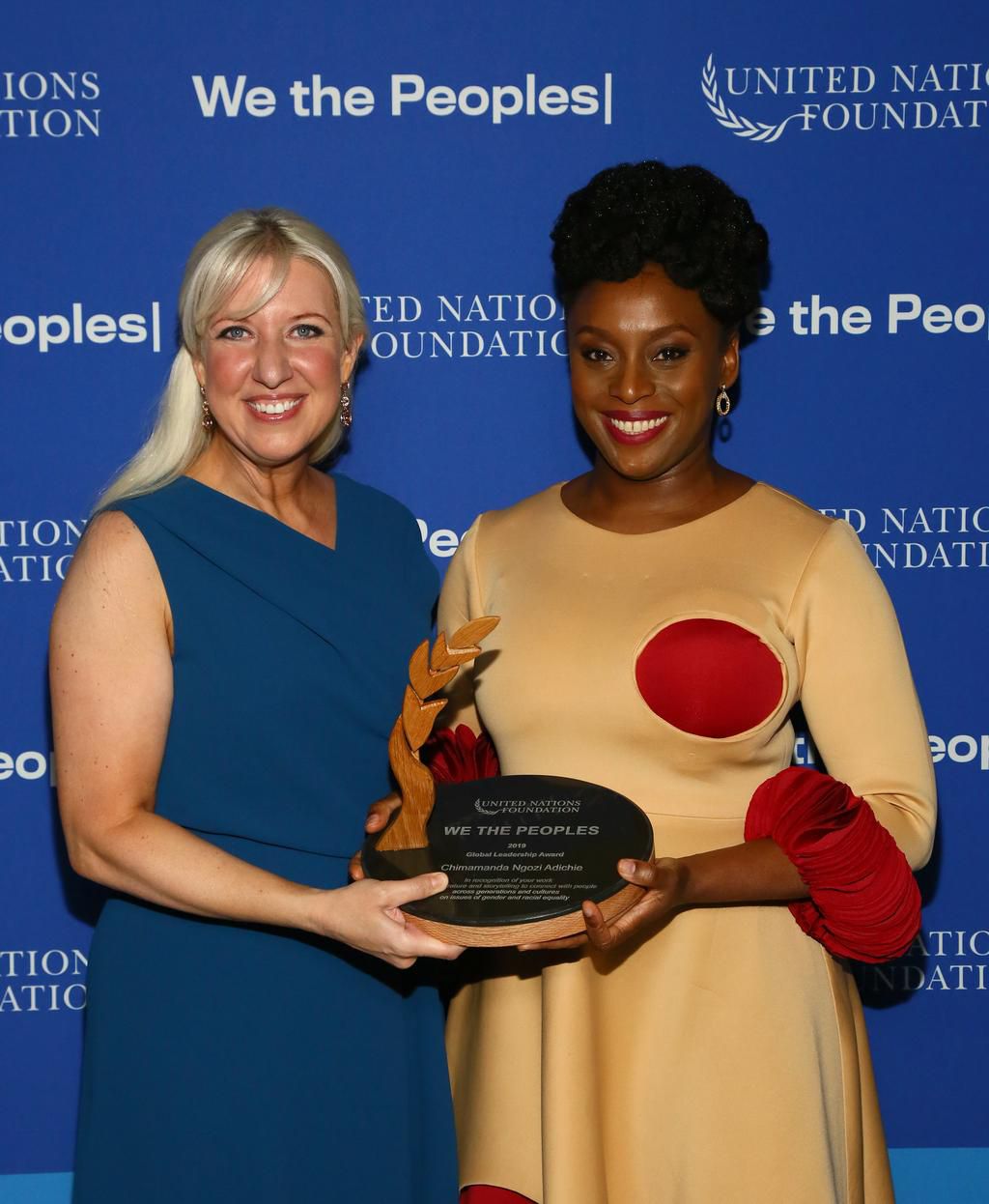 Chimamanda Ngozi Adichie is the youngest African to receive the UN Foundation Global Leadership Award
