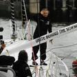 Teen climate activist Greta Thunberg, arriving in New York on August 28, 2019 after crossing the Atlantic in a sailboat