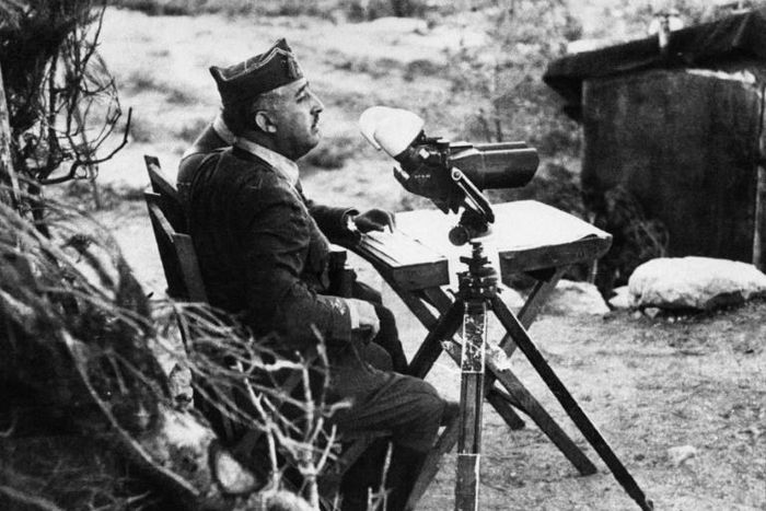 Spanish General Francisco Franco's Nationalists defeated elected Republicans in the 1936-39 civil war