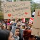 Thousands of French teachers demonstrated in solidarity with a principal who committed suicide after complaining about a work overload leaving her 'exhausted'