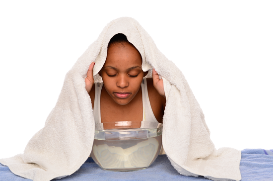 facial steaming treatment