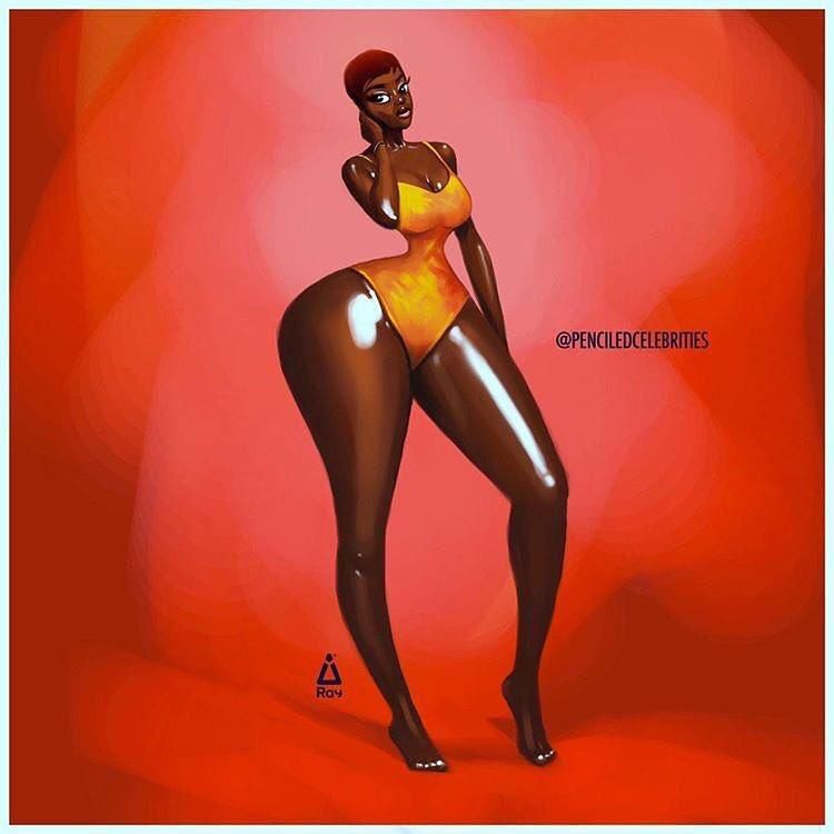 Princess Shyngle has a body one would only see in a comic book. She prides herself as one of the sexiest women in Africa.[Instagram/PrincessShyngle]