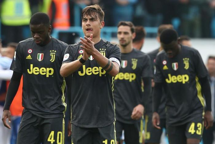 Mavididi (L) made his Serie A debut for Juventus last season