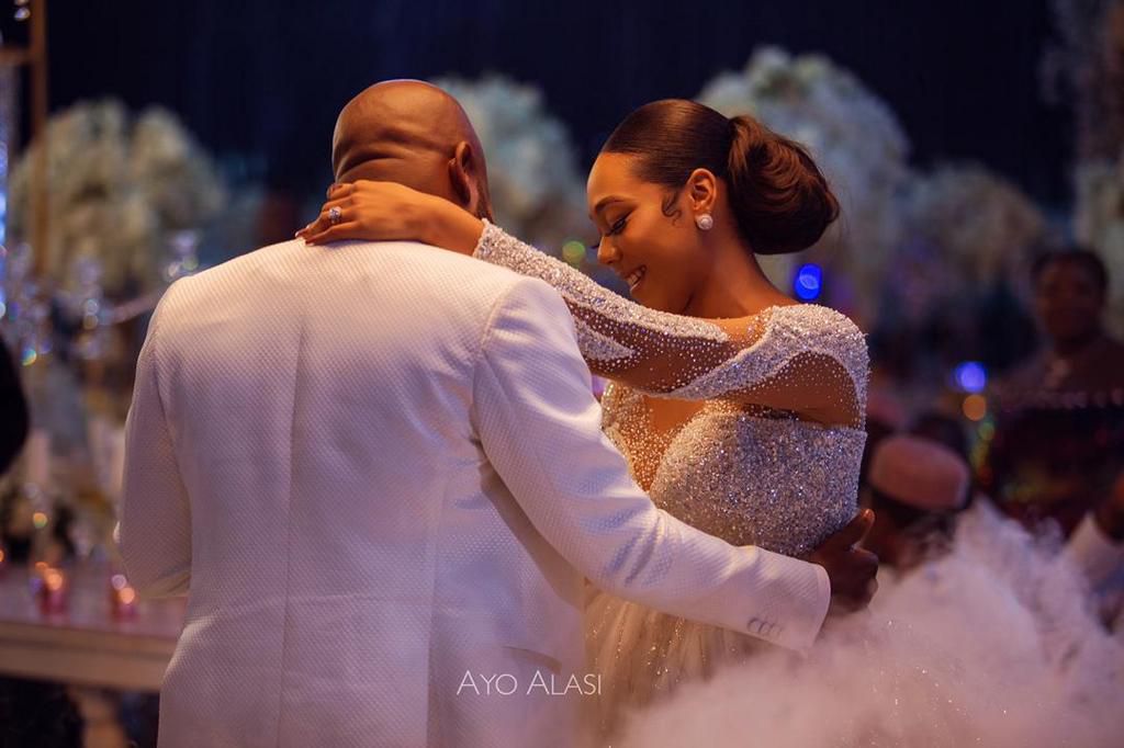 Stunning photos from nightlife king, Temidayo L. Kafaru (Lascatter's) top colourful wedding
