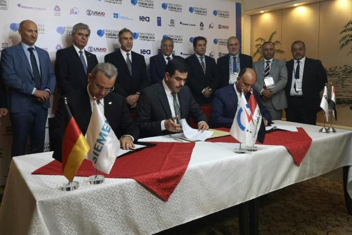 The deal signed Saturday aims to pump 1.7 gigawatts into Iraq's struggling energy grid