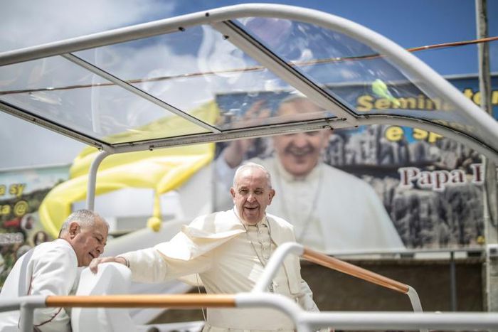 Before Mauritius, Pope Francis held a huge mass in Madagascar's capital and visited Mozambique as part of his three-nation tour