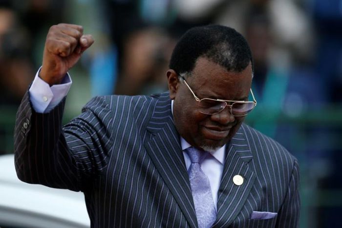Geingob had lived in exile when Namibia was under South African rule