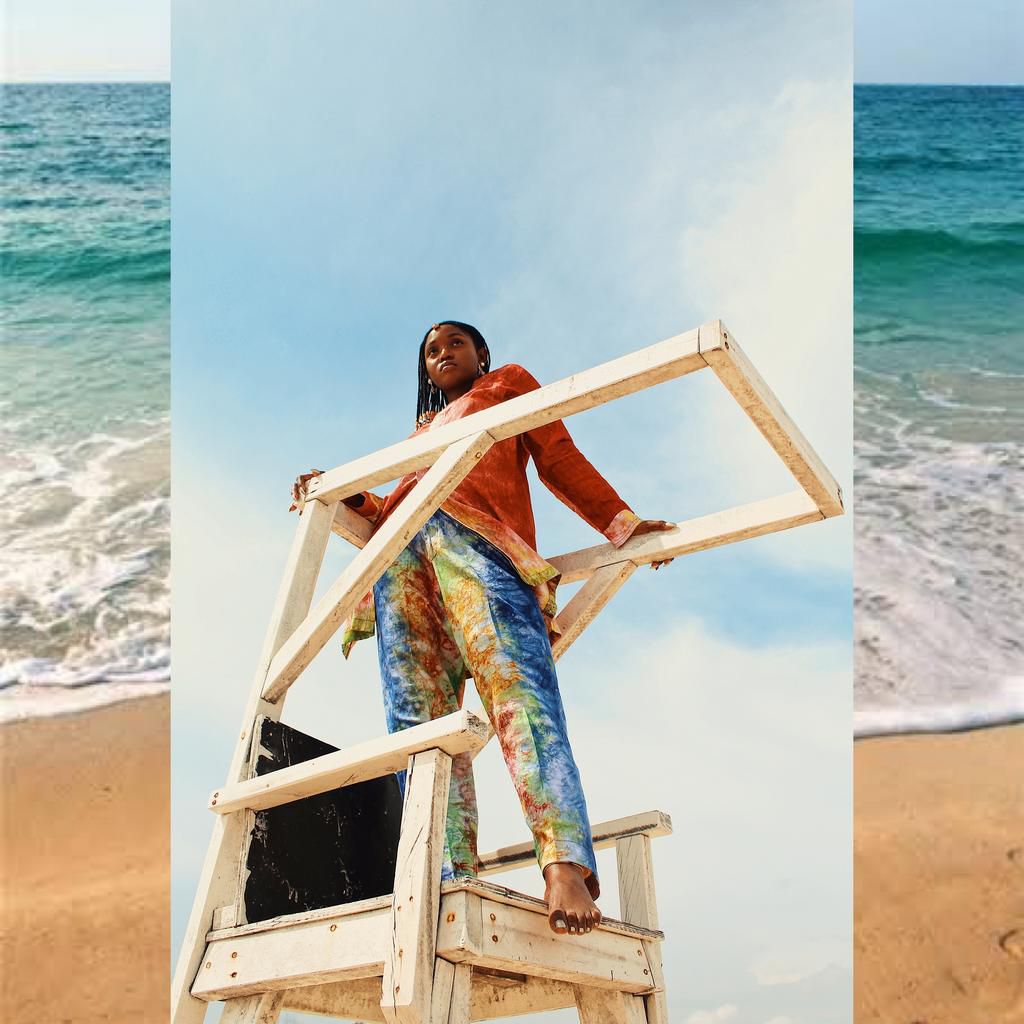 Henri Uduku presents their adire-laden Ja ARA E Resort‘19 Collection [Credit: Henri Uduku]