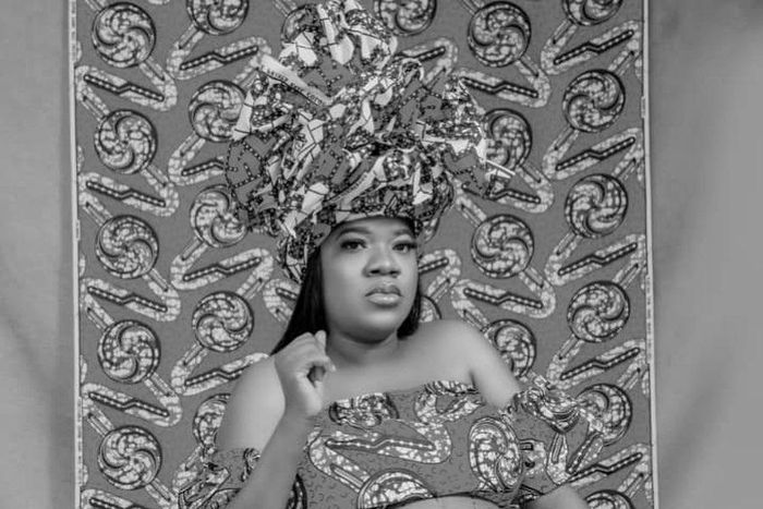 The first photo of Toyin Abraham and her newborn baby has made its way to the Internet [Instagram/NkechiSunday]