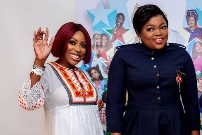 Funke Akindele-Bello has revealed that Mo Abudu wrote the story that made up the upcoming film, 'Your Excellency'. [Instagram/moabudu]