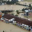 Typhoon Mitag left floods and landslides in its wake after it lashed South Korea