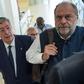 Patrick Balkany, left, arriving at the Paris courthouse on Friday with his lawyer Eric Dupond-Moretti. Balkany was sentenced to four years in prison for tax fraud.