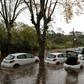 The Alpes-Maritimes and Var regions of southern France have been hit by torrential rainstorms that also caused huge waves in seaside areas