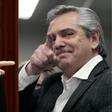 Brazilian President Jair Bolsonaro (L) expressed fears that a victory by Alberto Fernandez (R) would take Argentina on a path to economic ruin and spark an exodus