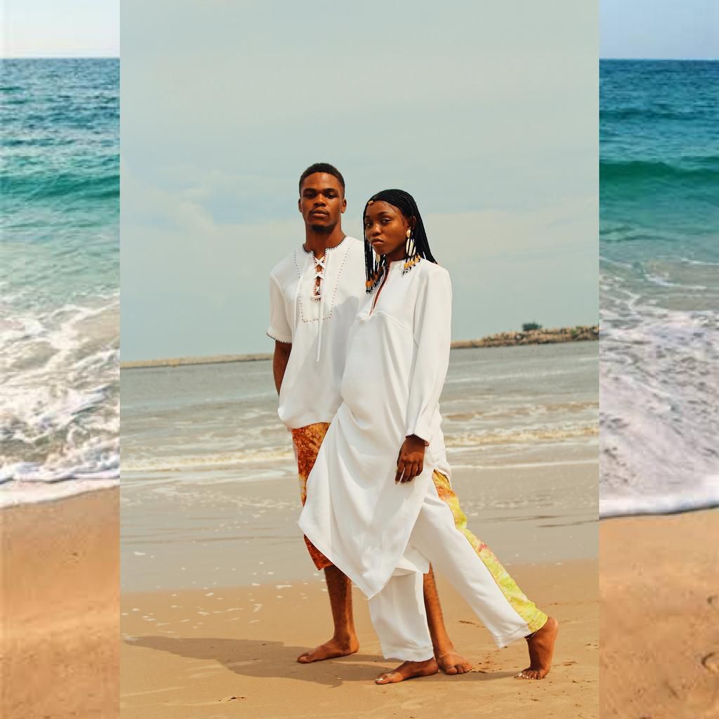 Henri Uduku presents their adire-laden Ja ARA E Resort‘19 Collection [Credit: Henri Uduku]