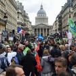 Protest organisers chartered two high-speed TGV trains and around 100 buses to bring people to Paris