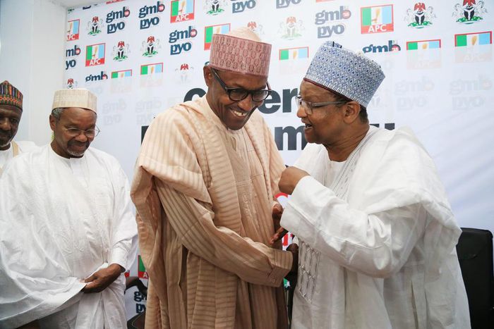Muhammadu Buhari and Mamman Daura