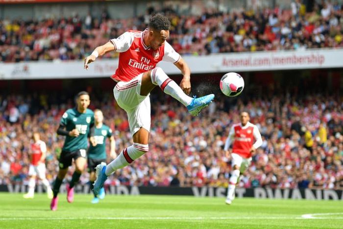 Arsenal striker Pierre-Emerick Aubameyang sealed the win against Burnley