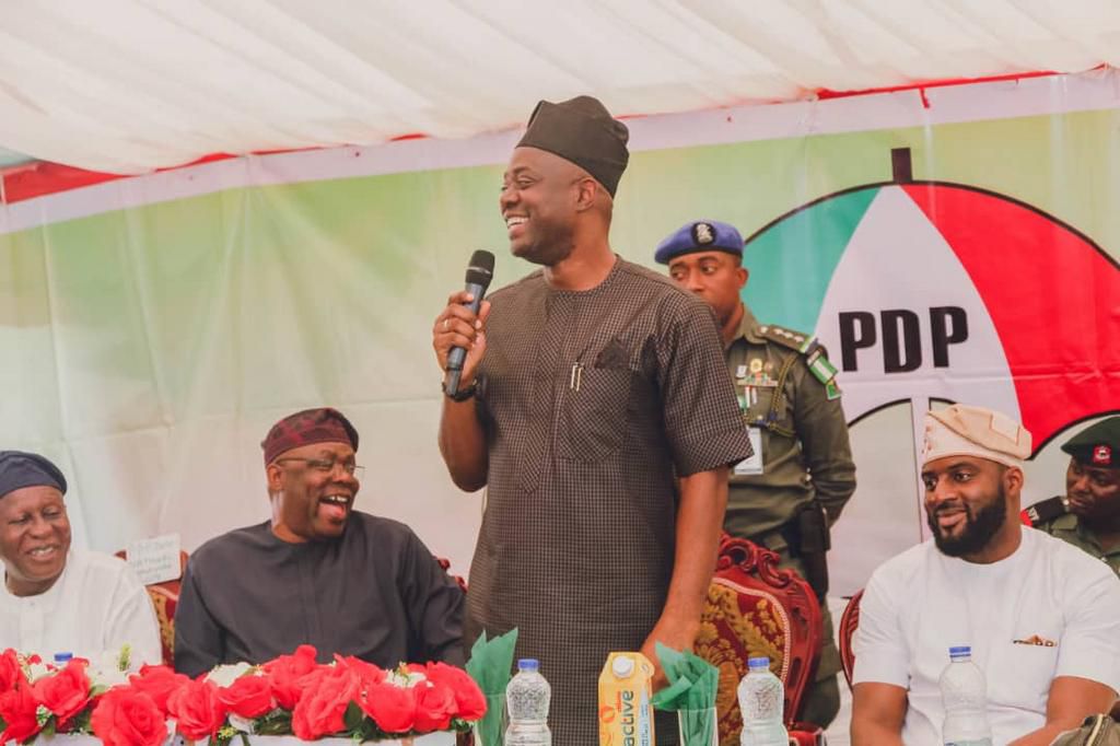 Meeting of the South West PDP hosted by Governor Seyi Makinde in Ibadan Oyo state [ Twitter/@seyiamakinde]