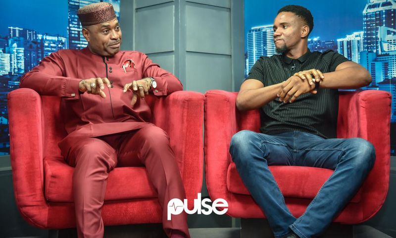 Nollywood veteran, Kenneth Okonkwo and promising actor, Swanky JKA were guest at our studio where got to talk about 'Living In Bondage' the sequel. [PULSE]