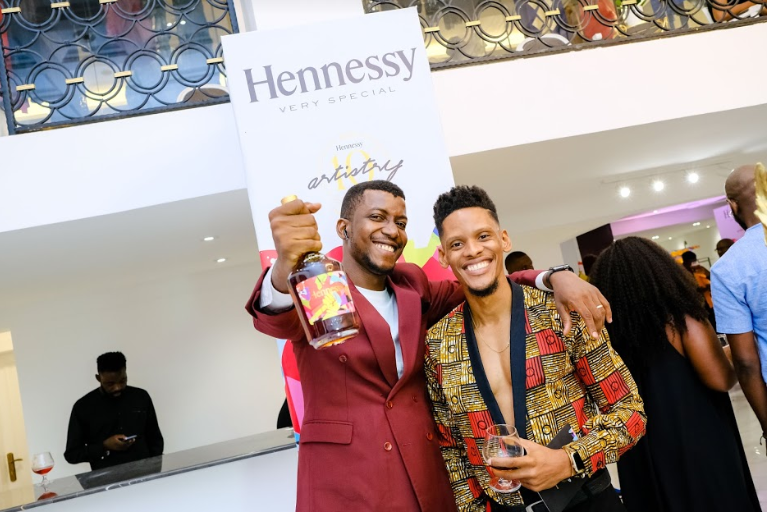 The unveil of the Hennessy Artistry 10th limited edition bottle with Carafe by Osa Seven