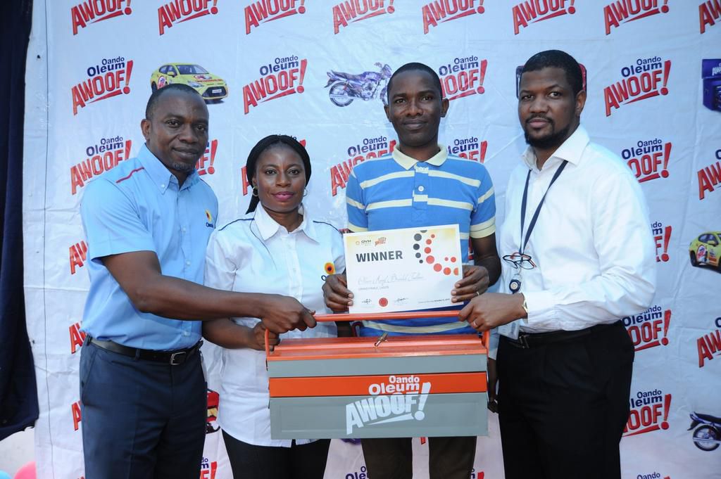 OVH Energy concludes ‘Oando Oleum Awoof Promo’ in style, hands over grand prize of brand new Toyota Yaris!